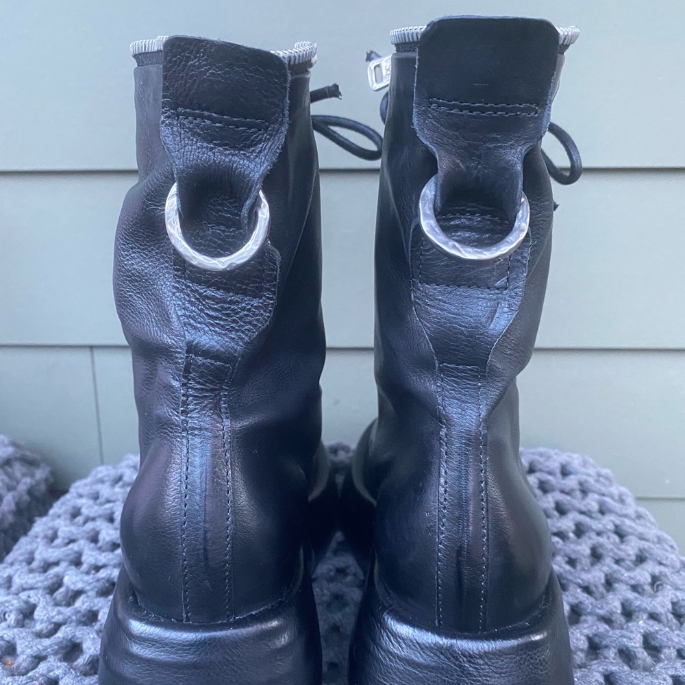 NEW AS98 37 6.5-7 NEW THIS SEASON FROM GERMANY NERO MID CALF CONVERTIBLE BOOT - Picture 10 of 11
